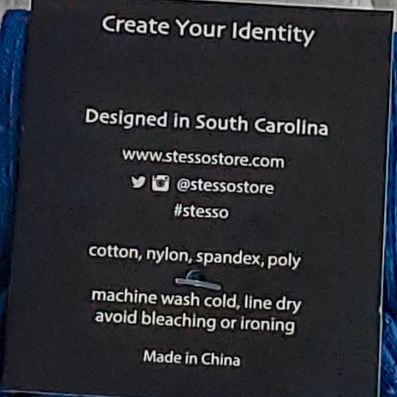 Brand New Blue Stesso Dress Socks - Picture 3 of 3